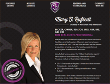 Tablet Screenshot of maryrufledt.com